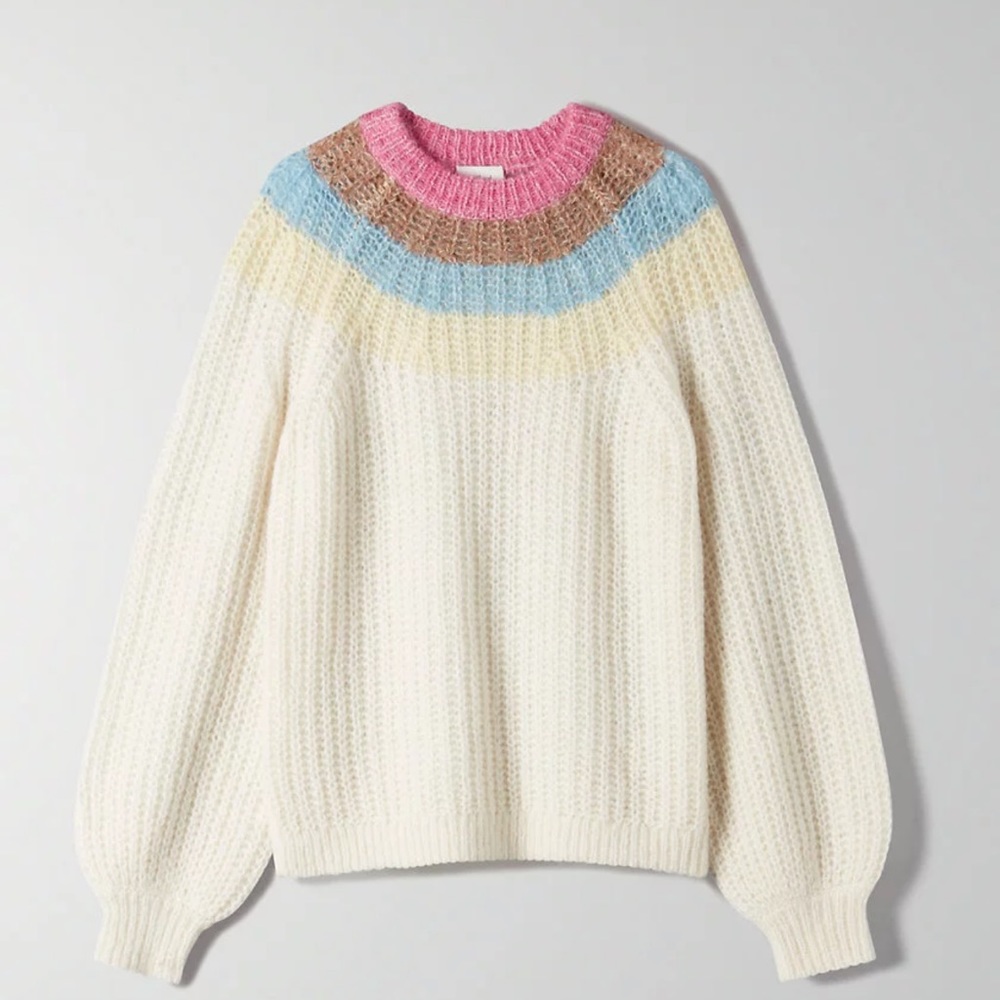 Aritzia Wilfred Saba‎ Sweater Mohair Alpaca Blend Size Medium